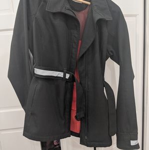 Soft shell bike commuter coat